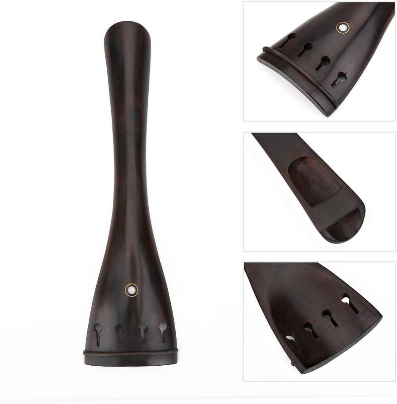 Dilwe Cello Tailpiece, Ebony Wood Classic Tailpiece for 3/4 4/4 CelloFiddle Accessories - Image 4