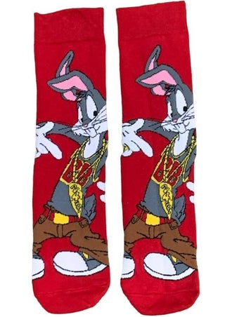 Al Bi 90's Bugs Bunny Cartoon Character Patterned Socket Socks - pzsku/Z173025B11D23DAC23727Z/45/_/1730550417/107b46d2-e78f-41cf-8337-9eaca9581df7