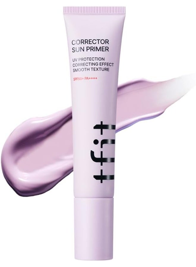 TFIT NEW Sunscreen Foundation Collector Sun Primer, Lavender Veil, 1.0 fl oz (30 ml), Moisturizing, Petite Play, Prevents Dryness, Pores, Makeup Glow, Prevents Make-up, Korea - Image 1