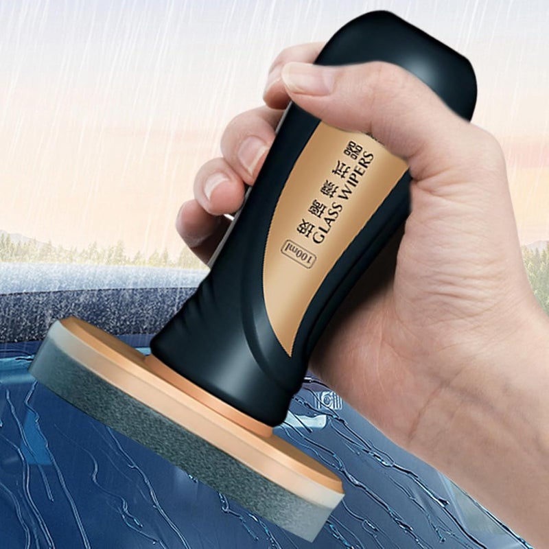 Oil Film Cleaning Brush - Detailing Coating Cleaner, Car Glass Stain Remover Clean Board for Vehicle Auto Truck SUV Scooter Sedan Pickup Motorcycle Boat | Headlight Mirror Window, Auto Detailing Tool - Image 3