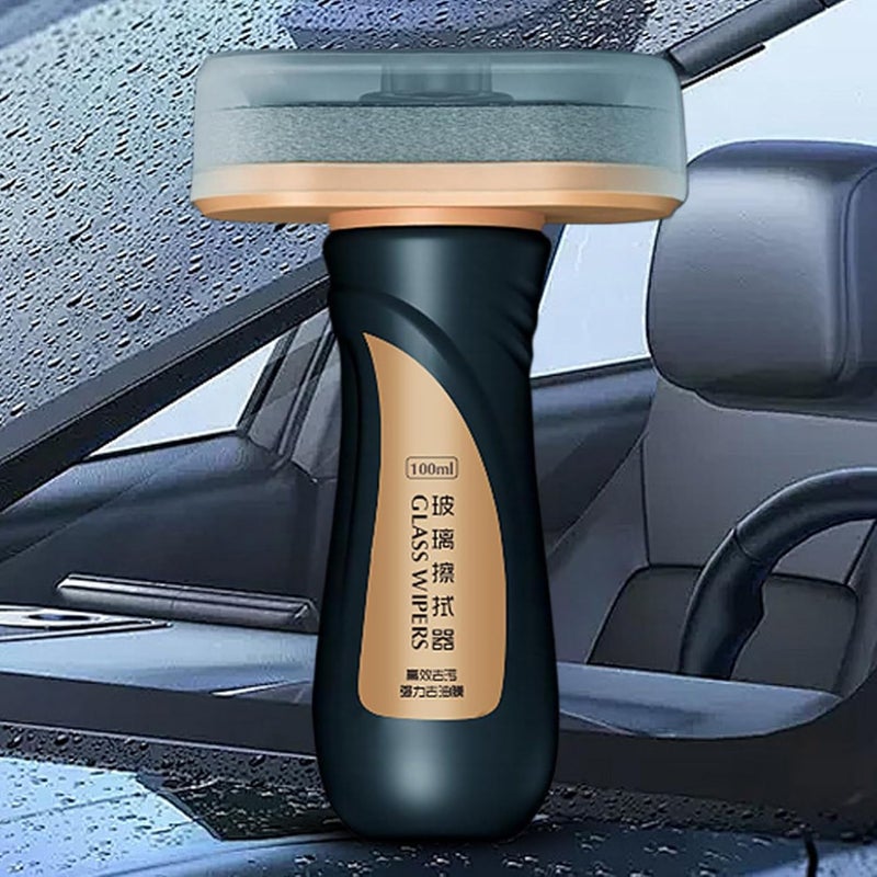 Oil Film Cleaning Brush - Detailing Coating Cleaner, Car Glass Stain Remover Clean Board for Vehicle Auto Truck SUV Scooter Sedan Pickup Motorcycle Boat | Headlight Mirror Window, Auto Detailing Tool - Image 2