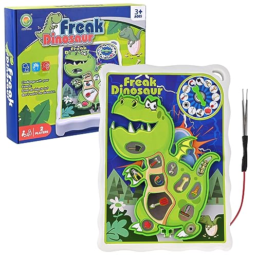 TALGIC Dinosaur Board Game for Kids Ages 38 with Tweezers and Fun Game Pieces Classic Board Game for 1 or More Players Popular Gifts for Kids - Image 1