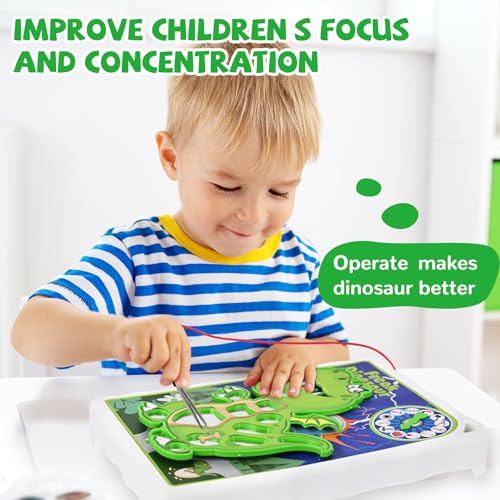 TALGIC Dinosaur Board Game for Kids Ages 38 with Tweezers and Fun Game Pieces Classic Board Game for 1 or More Players Popular Gifts for Kids - Image 5