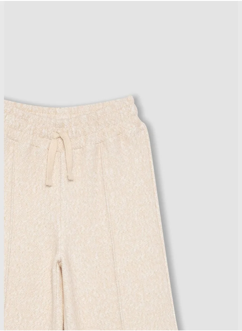 ديفاكتو Girl Wide Leg Knitted Trousers