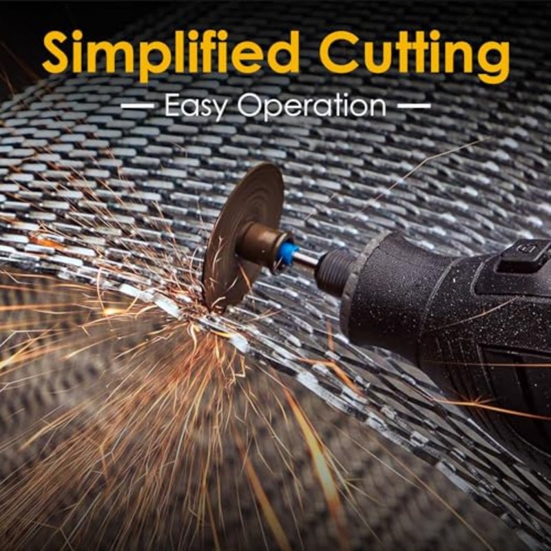 6Pcs High Speed Cutting Wheel for Drill 1/4 Inch Hex Shank Rotary Drill Saw, Mini Circular Saw Blade Set for Drills Rotary Tools - Image 3
