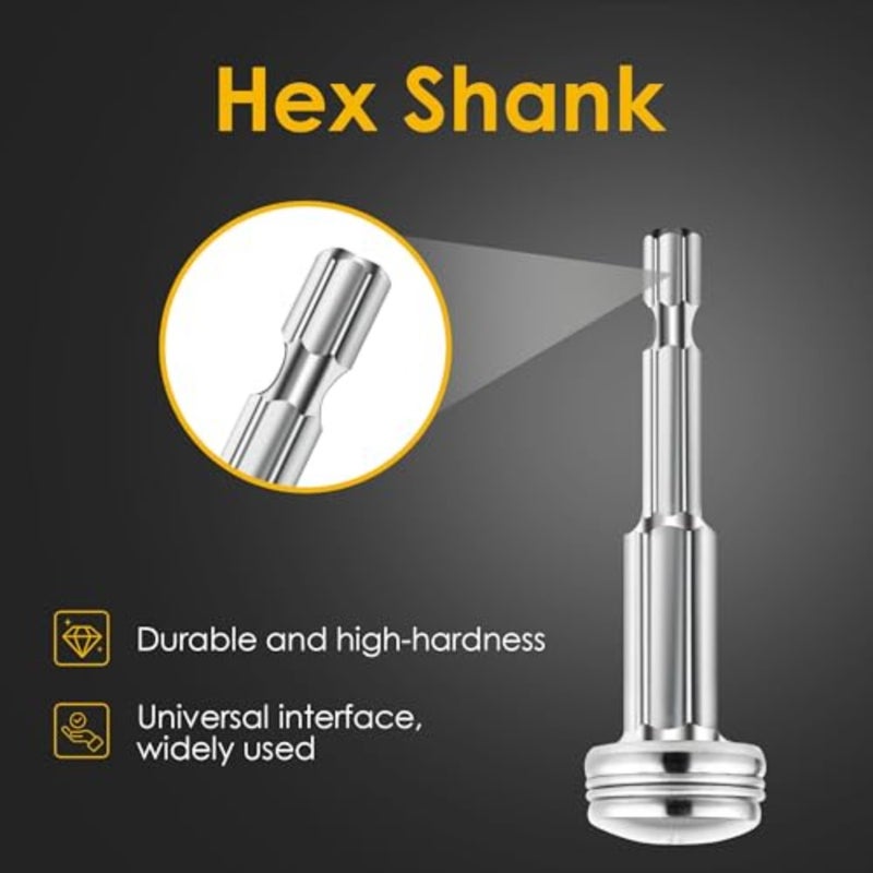 6Pcs High Speed Cutting Wheel for Drill 1/4 Inch Hex Shank Rotary Drill Saw, Mini Circular Saw Blade Set for Drills Rotary Tools - Image 4