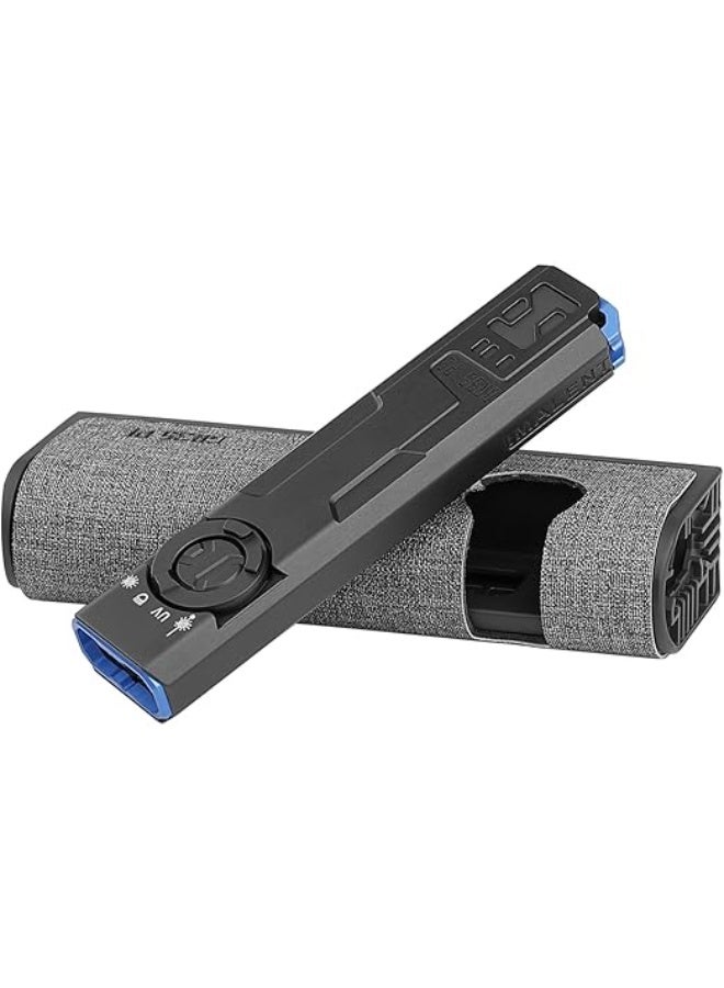 IMALENT GR35 The Most Powerful Flat EDC Torch, UV 365nm + Red, 4 Light Sources, IPX7 Waterproof, Quick Charge Type-C for Hiking Emergency DIY (Green PE) - Image 1