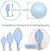IN-JOOYAA 24 Inch Latex Round Balloons 10 Pack Macaron Blue Thick Big Balloons for Photo Shoot Wedding Baby Shower Birthday Party Decorations by INJOOYAA - Image 2