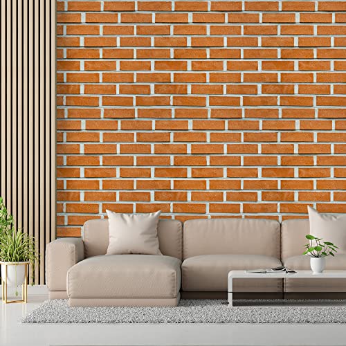 PAPER PLANE DESIGN PVC Self-Adhesive Waterproof Brick Wallpaper for Walls -1 Roll Size 2 X 12 Feet - Image 2