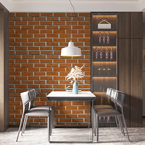 PAPER PLANE DESIGN PVC Self-Adhesive Waterproof Brick Wallpaper for Walls -1 Roll Size 2 X 12 Feet - Image 4