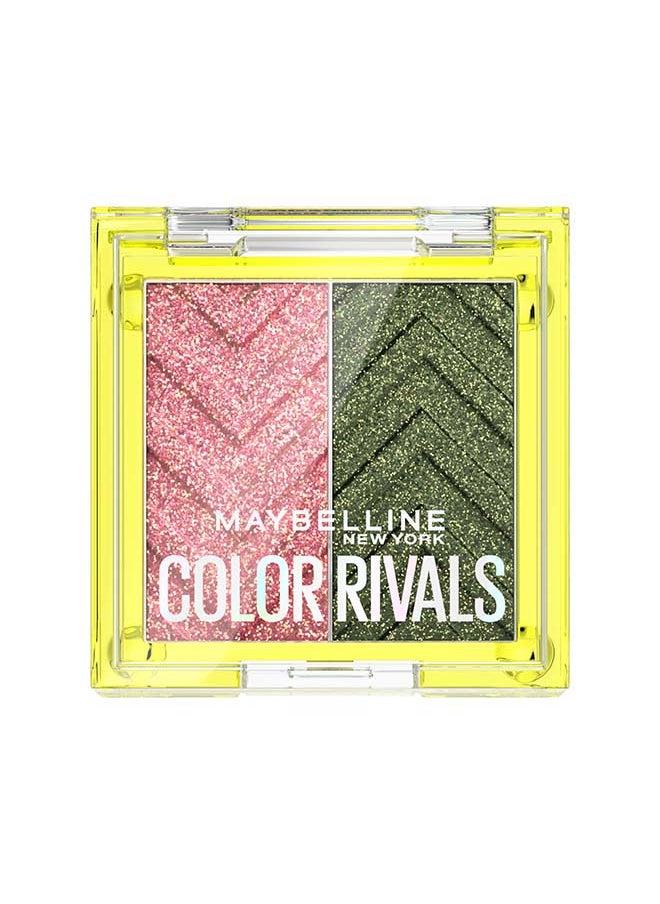 MAYBELLINE NEW YORK Color Rivals Eyeshadow Duo Waterproof Urban And Wild  - Image 1