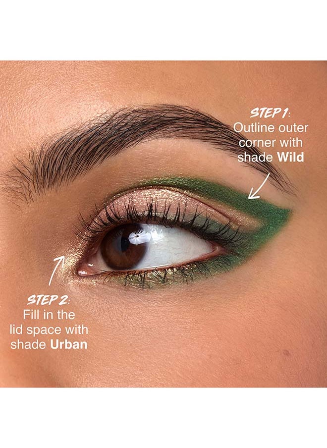MAYBELLINE NEW YORK Color Rivals Eyeshadow Duo Waterproof Urban And Wild  - Image 5