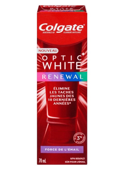 Optic White Renewal Enamel Strength Teeth Whitening Toothpaste - 70 mL