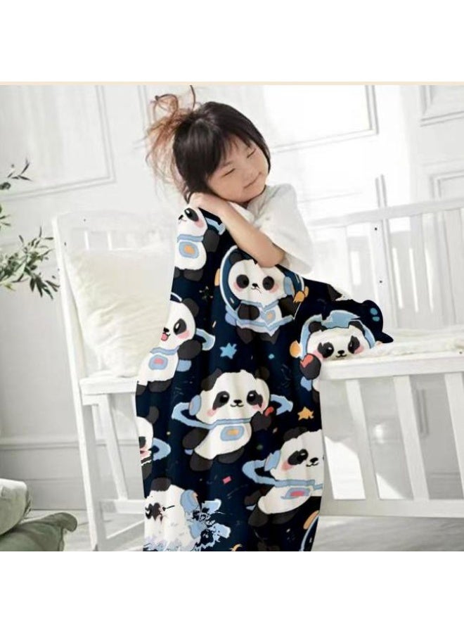 general Baby and children's cartoon flannel thin blanket (warm and comfortable, suitable for sleep, game use) 70cm*100cm - Image 1