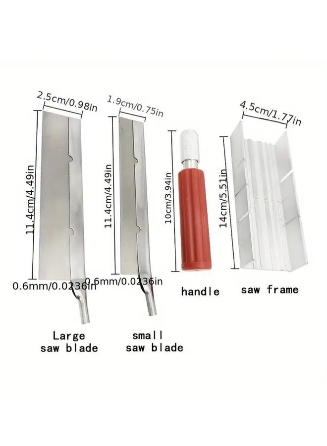 4 Pieces Metal Bevel Cutter Set For Wood Plastic And Soft Metals - Image 4