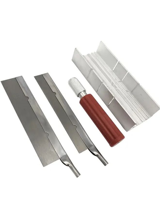4 Pieces Metal Bevel Cutter Set For Wood Plastic And Soft Metals - Image 1