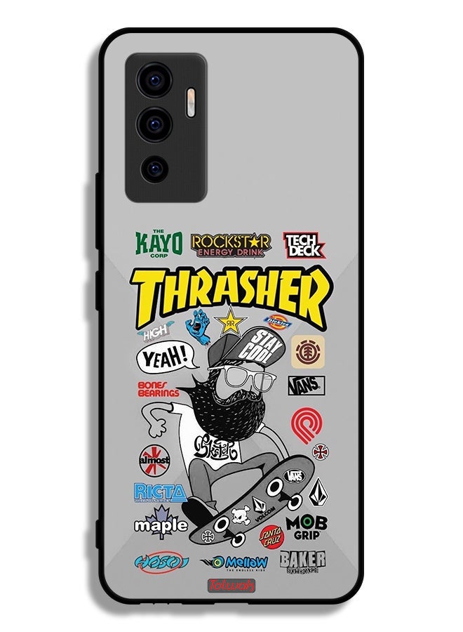 Tolwak Vivo S10e 5G Protective Case Cover Thrasher Sticker - Image 2