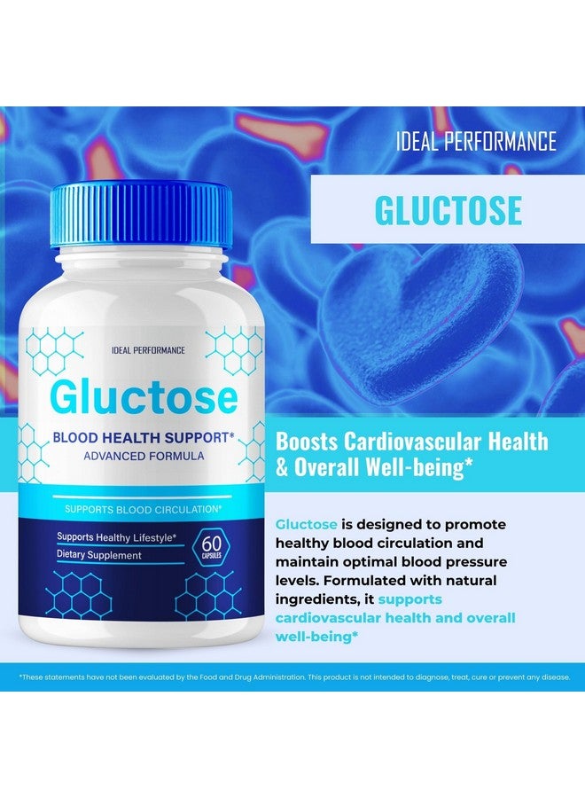 IDEAL PERFORMANCE Gluctose Advanced Blood Formula Capsules, Official Gluctose Supplement Pills, Premium Formula Support Healthy, Balance and Overall Well-Being Naturally, Gluc Tose Detox Pastillas Reviews (2 Pack)  - Image 4