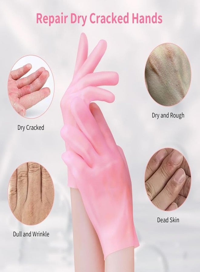 Amipara Moisturizing Gloves Overnight, Hand Care, Touchscreen Compatible, Reusable Hand Masks Moisturizing Glove, Suitable for Dry Hands, Gloves for Men and Women - Image 4