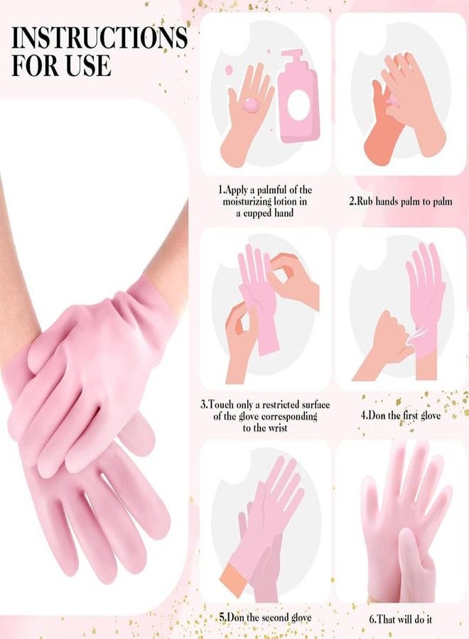 Amipara Moisturizing Gloves Overnight, Hand Care, Touchscreen Compatible, Reusable Hand Masks Moisturizing Glove, Suitable for Dry Hands, Gloves for Men and Women - Image 2