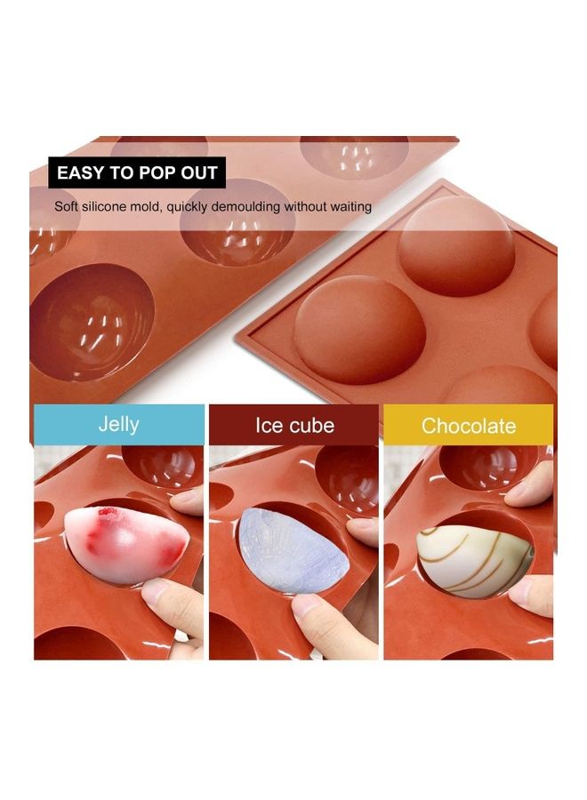 NIBEMINENT Silicone Mold For Chocolate, Cake, Jelly, Pudding, Handmade Soap multicolour one sizecm - Image 3