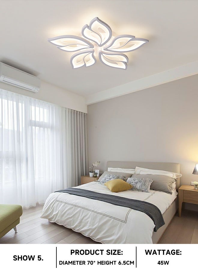 2025 New Model LED Nordic Minimalist Modern Living Room, Bedroom and Dining Room Ceiling Lamp - Three-color Transformation - Fashionable, Elegant, Creative and Individualistic - Master Bedroom and Study Lamp  - Image 4