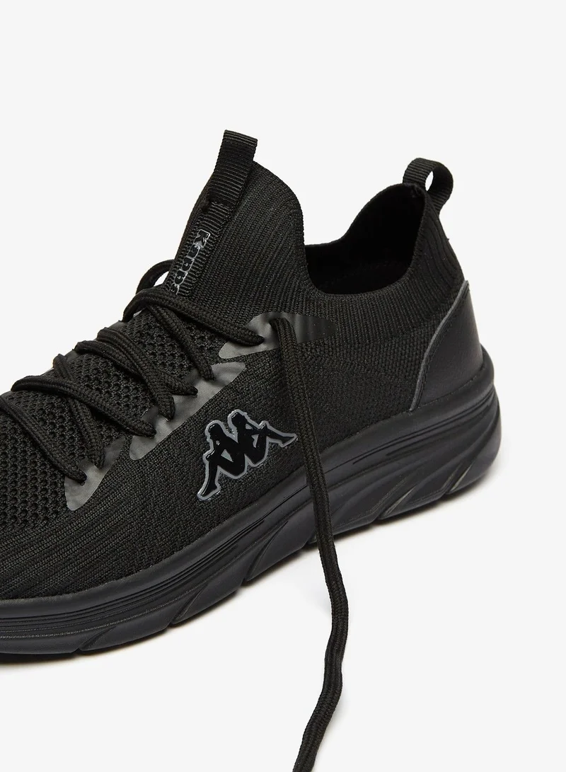 كابا Women's Textured Sports Shoes with Lace-Up Closure Black