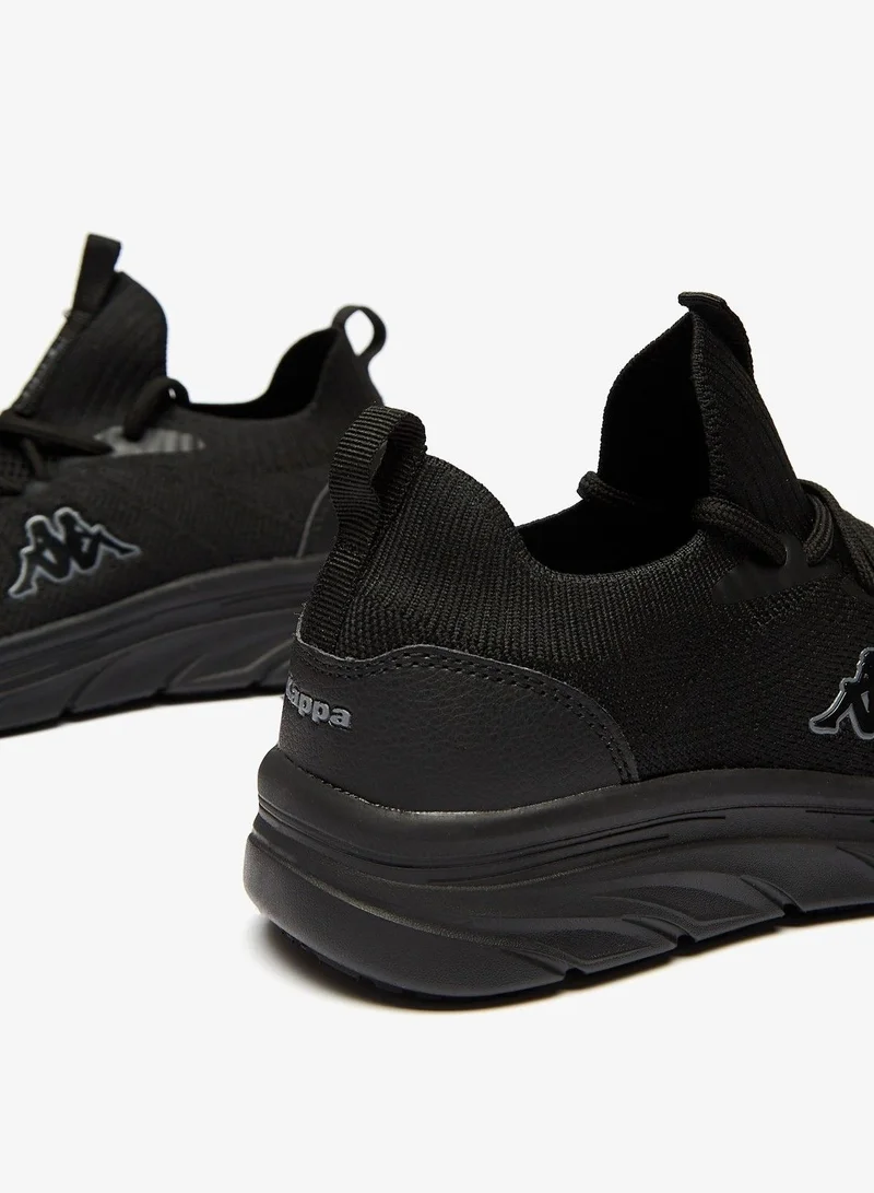 كابا Women's Textured Sports Shoes with Lace-Up Closure Black