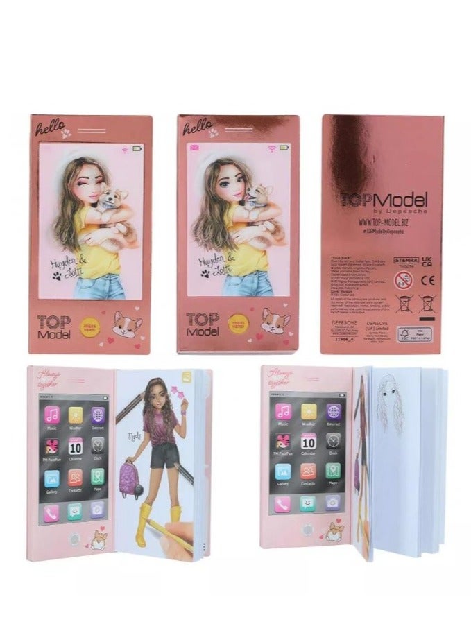 TopModel 1 Piece Mini Colouring Booklet with Sound - Assorted - Image 3