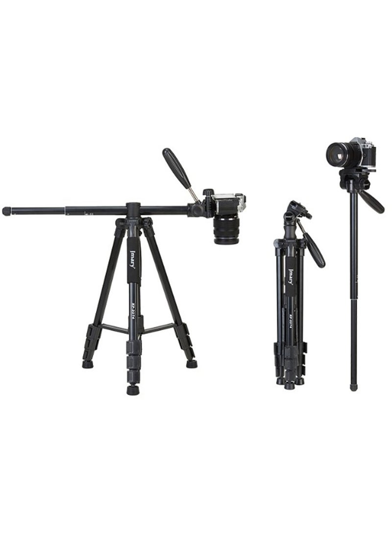 Professional Versatile Tripod KP-2274 , High-quality camera stand with height up to 176.5 cm, 360° rotation, convertible to monopod design, stable tripod base to hold up to 4 kg , Ideal for photography, videography, landscape, portraiture, and professional content , ​​Lightweight and portable