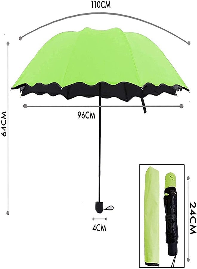 Sygnius Triple Folding Mini Blossom Magic Compact Umbrella for Girls and Women - Image 4