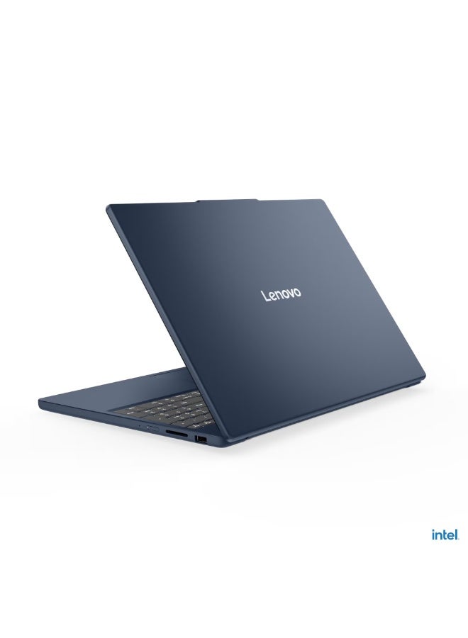 Lenovo LAPTOP Lenovo Ideapad Slim 3 15IRH10 Laptop Intel Core i7 13620H RAM 16GB DDR5 4800 HDD 512GB SSD M2 NVME Intel UHD Graphics 15.3” WUXGA Blue + Bag Mouse -2 YEAR WARRENTY 83K100QRED English/Arabic Cosmic Blue - Image 2