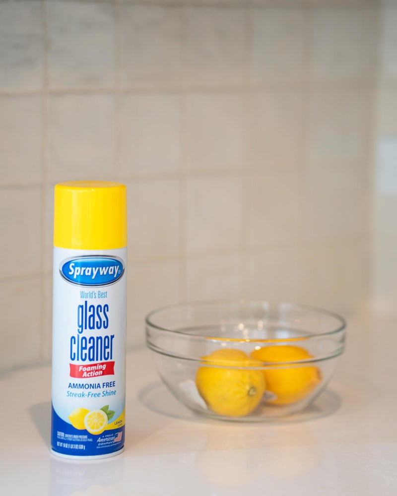 Sprayway Glass Cleaner Lemon Scent Foaming Aerosol Spray, 19oz, Pack of 6 | Ammonia-Free, Streakless, Fast-Acting | Cleans & Polishes Glass Surfaces | Removes Fingerprints, Dust, Dirt, Smoke Film - Image 3