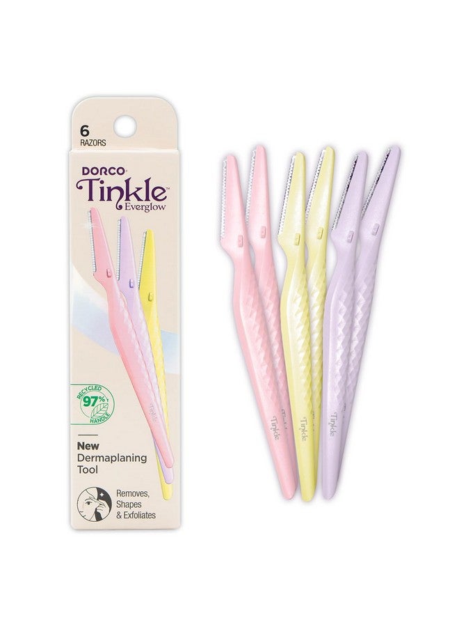 Tinkle Dorco Tinkle Everglowecofriendly Dermaplaning Tool Korean Skincare Eyebrow Razor And Face Shaver For Women Thanksgiving Gift Stocking Stuffer (6 Count (Pack Of 6)) - Image 2