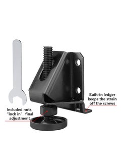 SYOSI Leveling Feet 4 Pack Leveling Feet Heavy Duty Furniture Levelers Adjustable Anti Slip Table Leg with Screws Lock Nuts and Wrench 2 Inch Adjustable Height for Table Cabinets and Workbench  - Image 4
