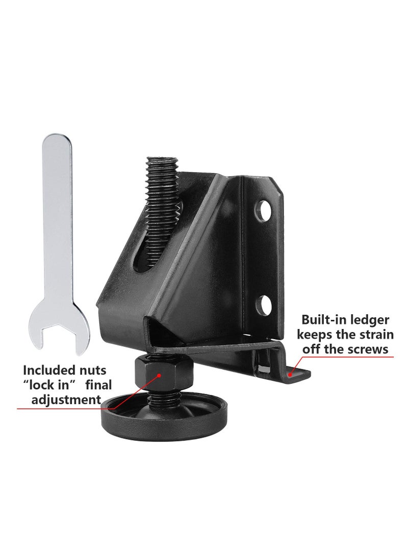 SYOSI Leveling Feet 4 Pack Leveling Feet Heavy Duty Furniture Levelers Adjustable Anti Slip Table Leg with Screws Lock Nuts and Wrench 2 Inch Adjustable Height for Table Cabinets and Workbench  - Image 4