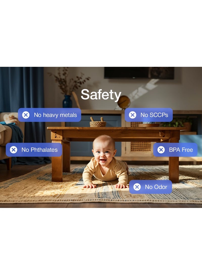 BEUTPATER 12 Packs Corner Protectors Guards - Furniture Corner Guard & Edge Safety Bumpers - Baby Proof Bumper & Cushion to Cover Sharp Furniture & Table Edges - Clear and Transparent - Image 4