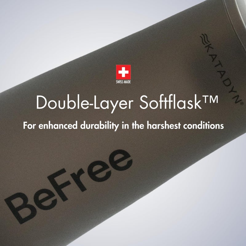 Katadyn BeFree AC 1L Soft Water Filter Bottle in Black  Double-Layer Ultralight & Collapsible Flask  Activated Carbon Filter Improves Taste and Odors  Ideal for Hiking  Sports  Travel  Emergency - Image 5