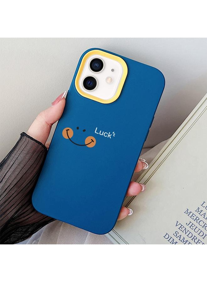 زبون جراب لهاتف iPhone 12 mini Smile Face PC Hybrid TPU - Image 1