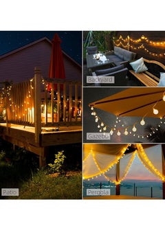 Generic Globe String Lights Battery Operated Outdoor Lights with Remote Timer 20FT 40 LED Fairy Lights Indoor Outdoor Waterproof Hanging Lights for Patio Gazebo Balcony Garden Bedroom Décor  - Image 4