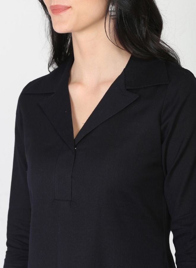 Abhishti Minimalist V-Neck Dress  - Image 2