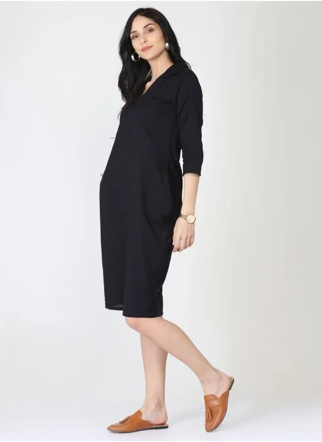 Abhishti Cotton Linen Tulip Dress
