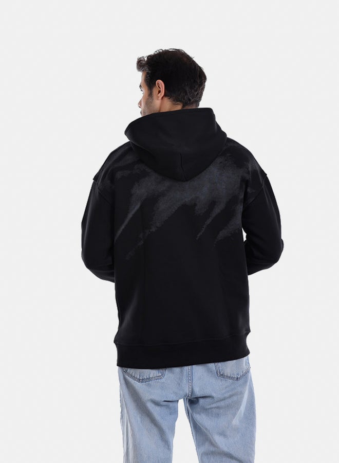 WHITE RABBIT Front Printed Hoodie - Image 4