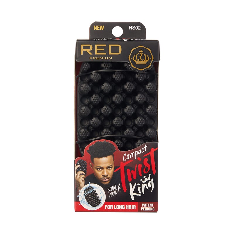 Red by Kiss Red by Kiss Bow Wow X Twist King Luxury Twist Styler Washable and Durable Twist Brush for Afro Curl Mini