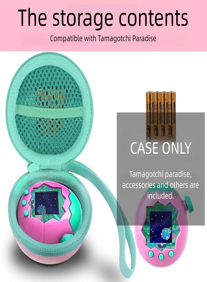 co2CREA Hard Case for BANDAI Tamagotchi Paradise,Pink+Green - Image 3