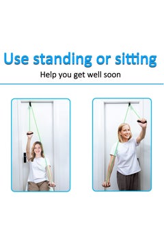 Y&D Shoulder Pulley Over Door Rehab Exerciser, Exercise for Physical Therapy, lleviate Pain, Facilitate Recovery from Surgery Frozen Therapy,Green  - Image 4