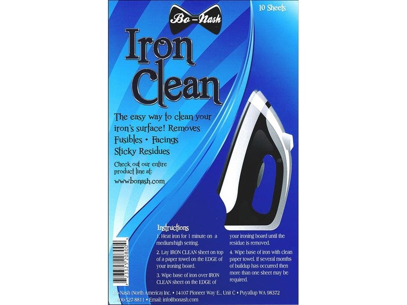 Bo Nash Iron Clean Cleaning Cloths10Pkg