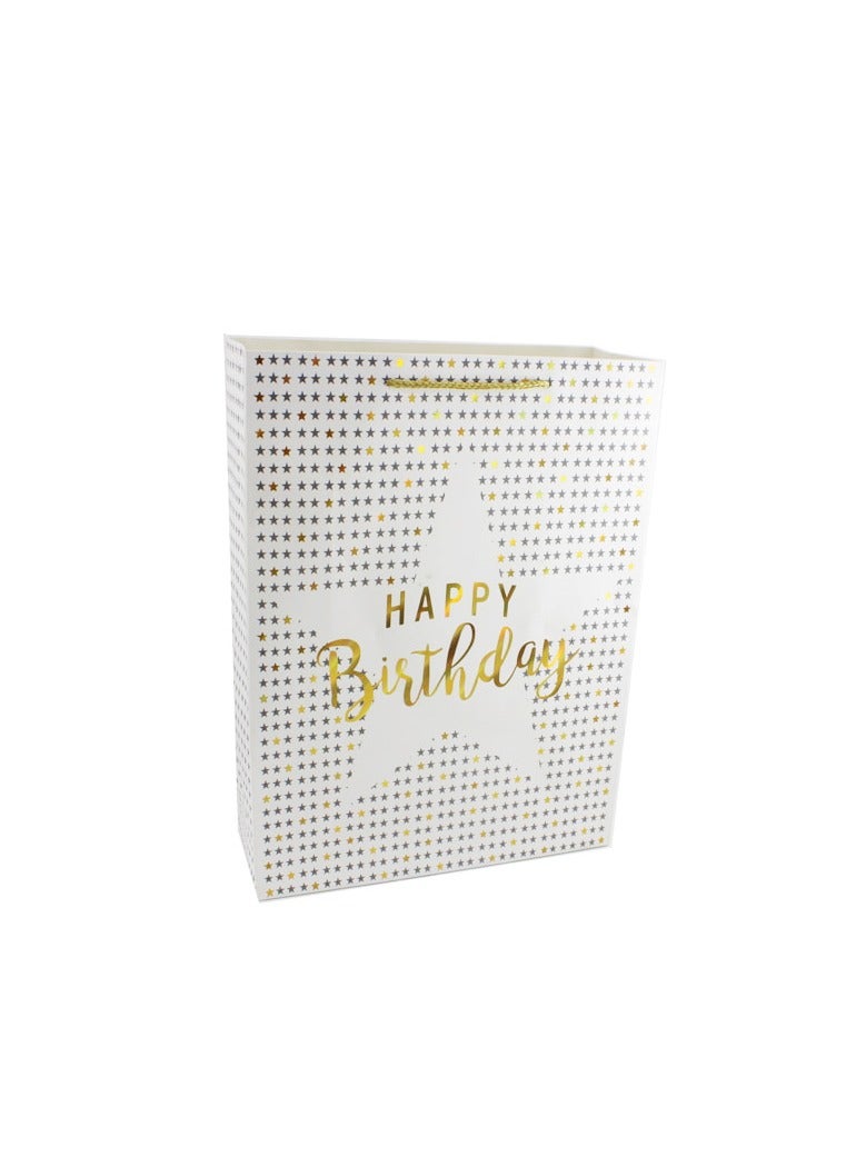 PARTY FUN Paper Gift  Bag Happy Birthday 31x12x42Cm  - Image 1