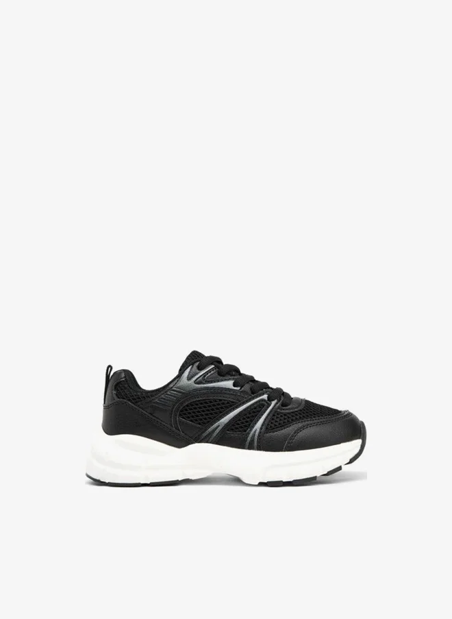 Mister Duchini Boys' Lace-Up Sneakers