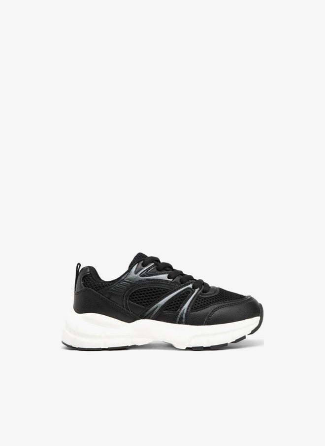 Mister Duchini Boys' Lace-Up School Sneakers - Image 1